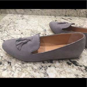 NWOB J. Crew Grey Cora Loafers!